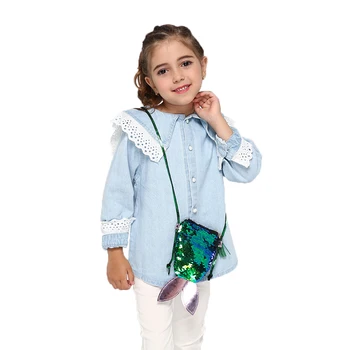 

2020 PU Mermaid Sequin Shoulder Bag Woman Zipper Crossbody Bag Student Glittering Coin Purse Tassel Wallet Purse Girl Gift