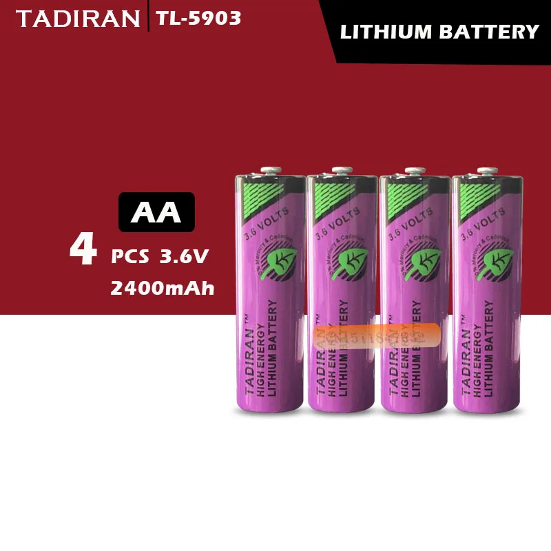 4 шт. тадиран TL-5903 ER14500 14505 3,6 V AA литиевая батарея plc