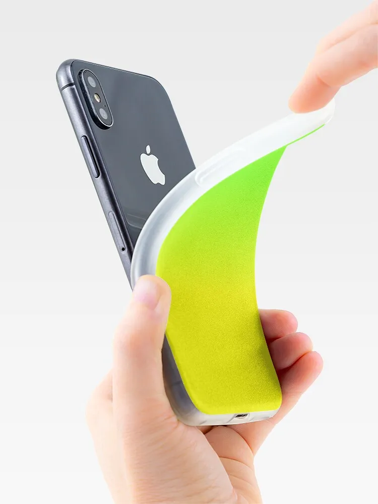 Неоновый зеленый и желтый прозрачный чехол для iphone X XSMAX XR 11 Pro Max чехол для iphone 6 6s 5 5S 7plus 8plus iphone 7 8 чехол