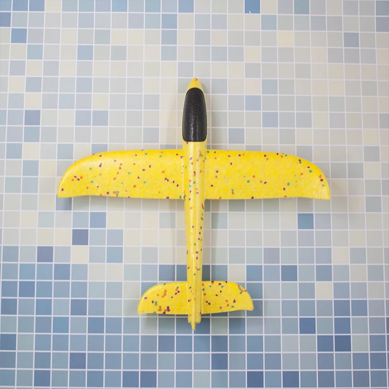 37CM EPP Foam Hand Throw Airplane Rubber Band Ejection Outdoor Launch Glider Plane Gift Interesting Toys For Children Kids Game 10