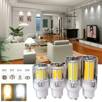 

110V 220V LED COB Corn Bulb Bright LED Corn Lamp 5W 8W for Home Chandelier Decoration Ampoule E26 E27 E12 E14 B22 G9 B15 GU10