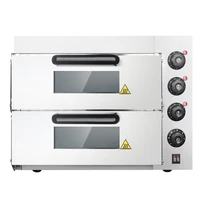 3KW Pizza Oven Electric Pizza Cake Maker Double Layer Commercial Kitchen Baking Oven Machine Bread Toaster 1