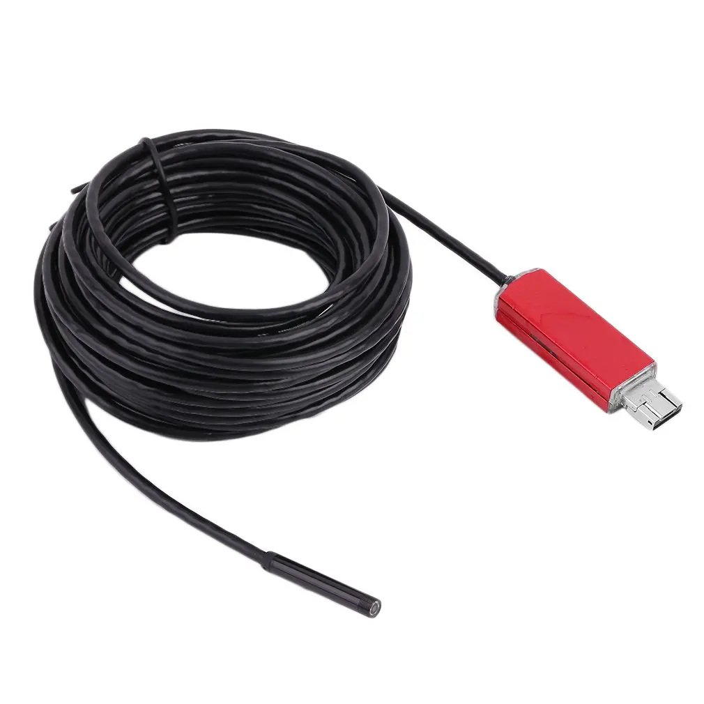 

5.5MM Lens Diameter 10M 2 In 1 Dual Interface USB Waterproof Endoscope USB Inspection LED Borescope For Android