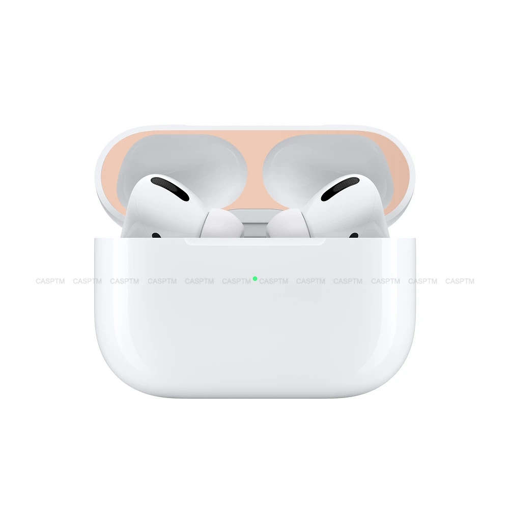 Металлическая защита от пыли для Airpods Pro наклейка Apple аксессуары Кожи Чехол