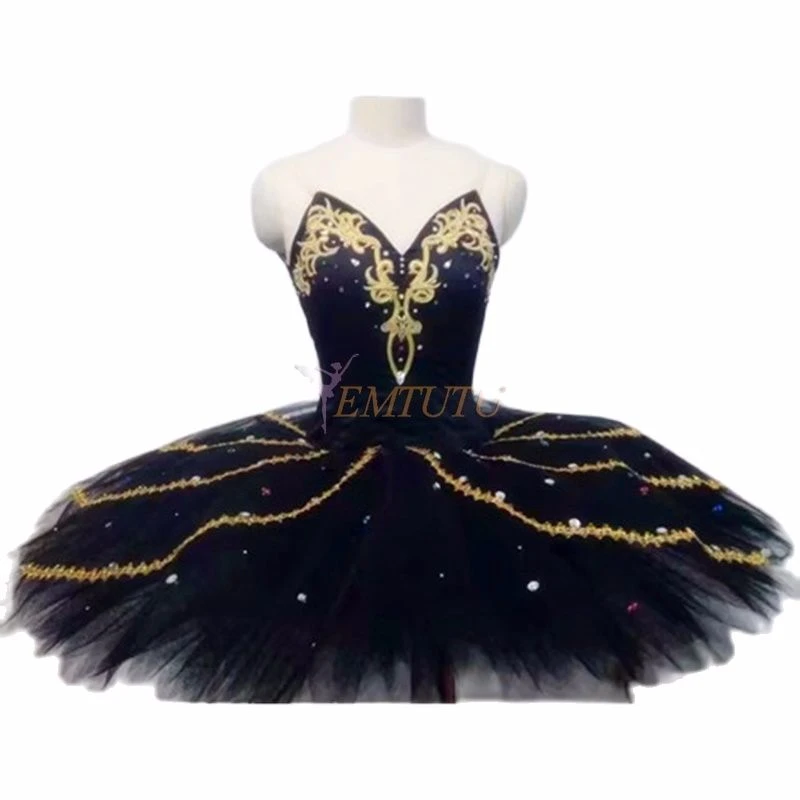 白鳥の湖プロのバレエ衣装黒ゴールド女性クラシックバレエチュチュスカートオディールバレエ衣装ドレス Ballet Dress Ballet Costume Womenswan Lake Aliexpress