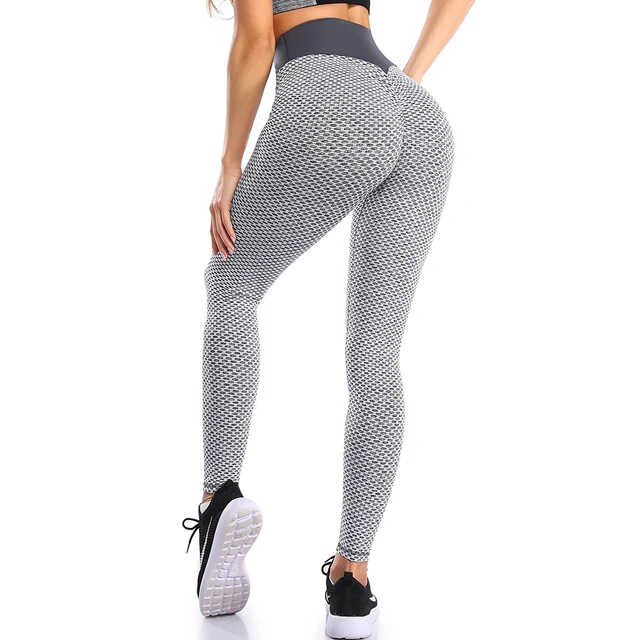 High Waist Yoga Pants Women's Ruched Butt Lifting Tummy Control Stretchy Workout  Leggings Sport Women Fitness Booty Tights - Yoga Pants - AliExpress