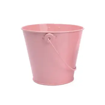 

Potted Candy Craft Ornaments Small Iron Barrel Tinplate Mini Bucket European Style Bucket