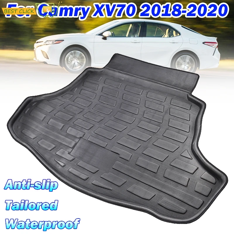 

Cargo Boot Liner Trunk Floor Mat Tray For Toyota Camry Daihatsu Altis 2018 2019 2020 Trunk Carpet Protection Accessories Mud
