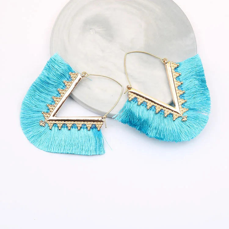 Tassel Earrings for Women Drop Earrings Jewelry Earrings Fashion Jewelry Wedding Party Long Earrings Boucle D'oreille Femme 2019 - Image 3