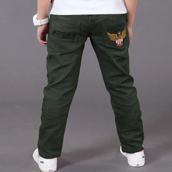 

2020 Trendy Fashion Letter Children Boys Trousers Clothes New Casual Cotton Elastic Waist Pencil Pants Boys Children Clothing