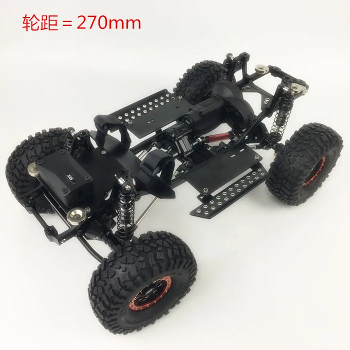 KYX Racing 270 мм Колесная база Металлическое шасси рама обновленный комплект для RC Гусеничный автомобиль