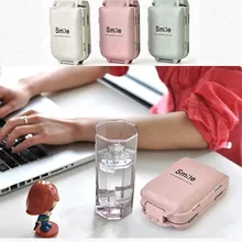 Отделение для путешествий, коробка для таблеток, соломенная коробка для таблеток, диспенсер для хранения лекарств, инструмент для ухода, 8 небольших коробок для таблеток, товары для хранения#25