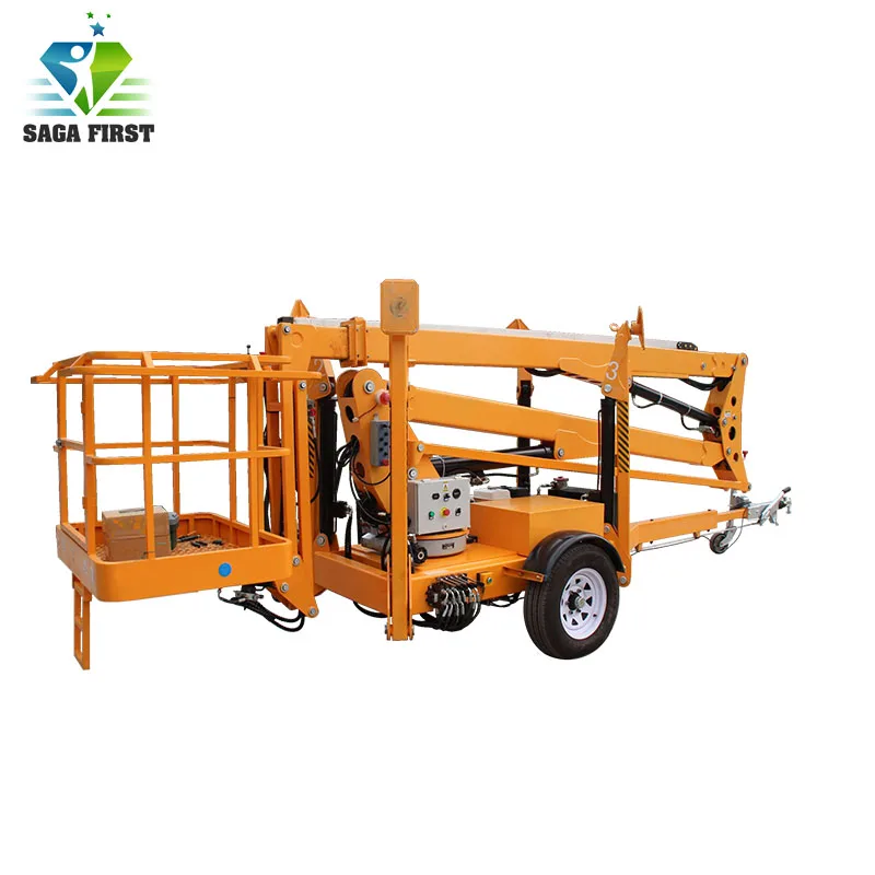 HOT SALE  Towable Aerial Boom Lift Work Platform for Outdoor work