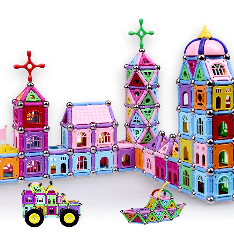 Магнитный стержень, игрушка-головоломка, собранная для мальчиков и девочек, детский креативный орфографический магнит, магнитные строительные блоки, магнитные шарики