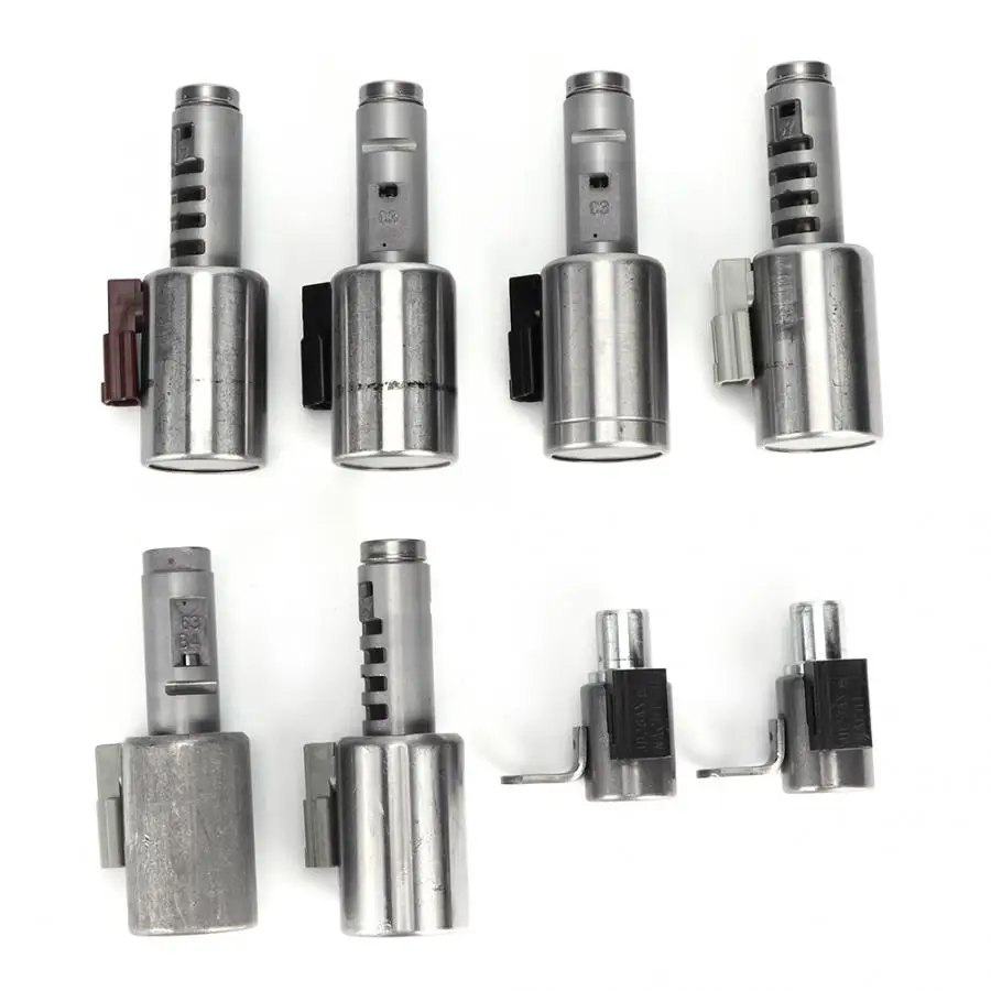 

8pcs Aluminum Alloy Transmission Shift Solenoid Valve Kit Fit for Peugeot XC90 XC70 ALFA ROMEO BRERA AF40-TF80
