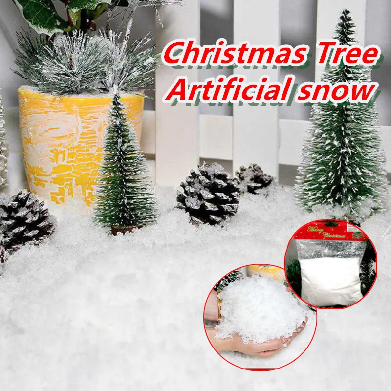 Details about   Polvo De Nieve Para Limo Artificial 5 Galones Árbol De Navidad Decoraciones Casa 