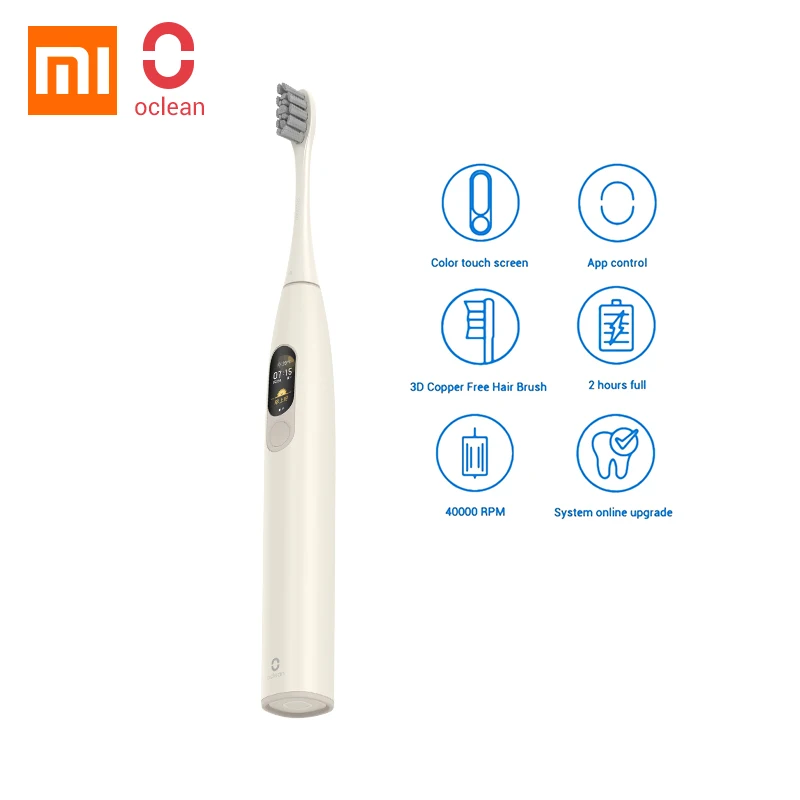 

Global Version Xiaomi Oclean X Sonic Electric Toothbrush Adult Waterproof Ultrasonic automatic Fast Charging Tooth Brush