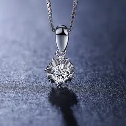 0.2ct/Центральный камень ЛЮБОВЬ 18K золотой бриллиантовый кулон для женщин Мода и ювелирные украшения для свадьбы и помолвка