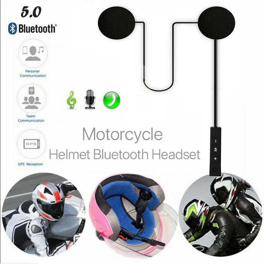 Bluetooth 5,0 Moto шлем гарнитура беспроводная гарнитура стерео наушники мотоциклетный шлем наушники MP3 динамик