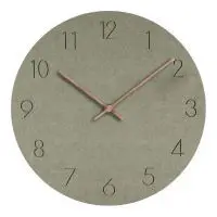 [Cross Border Hot Selling] 10-Inch Living Room Wall Clock Plastic Quartz Clock Temperature And Humidity Time Clock