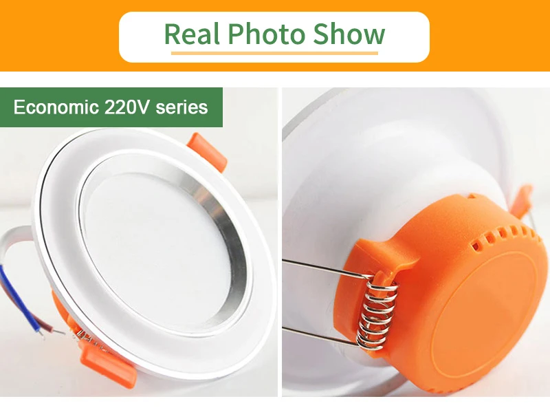 =(K)= 220V Downlight LED 3W 5W 9W 12W 15W 18W LED Downlight Ultra Thin Aluminum 110V 220V 240V Round Recessed LED Spot Lighting