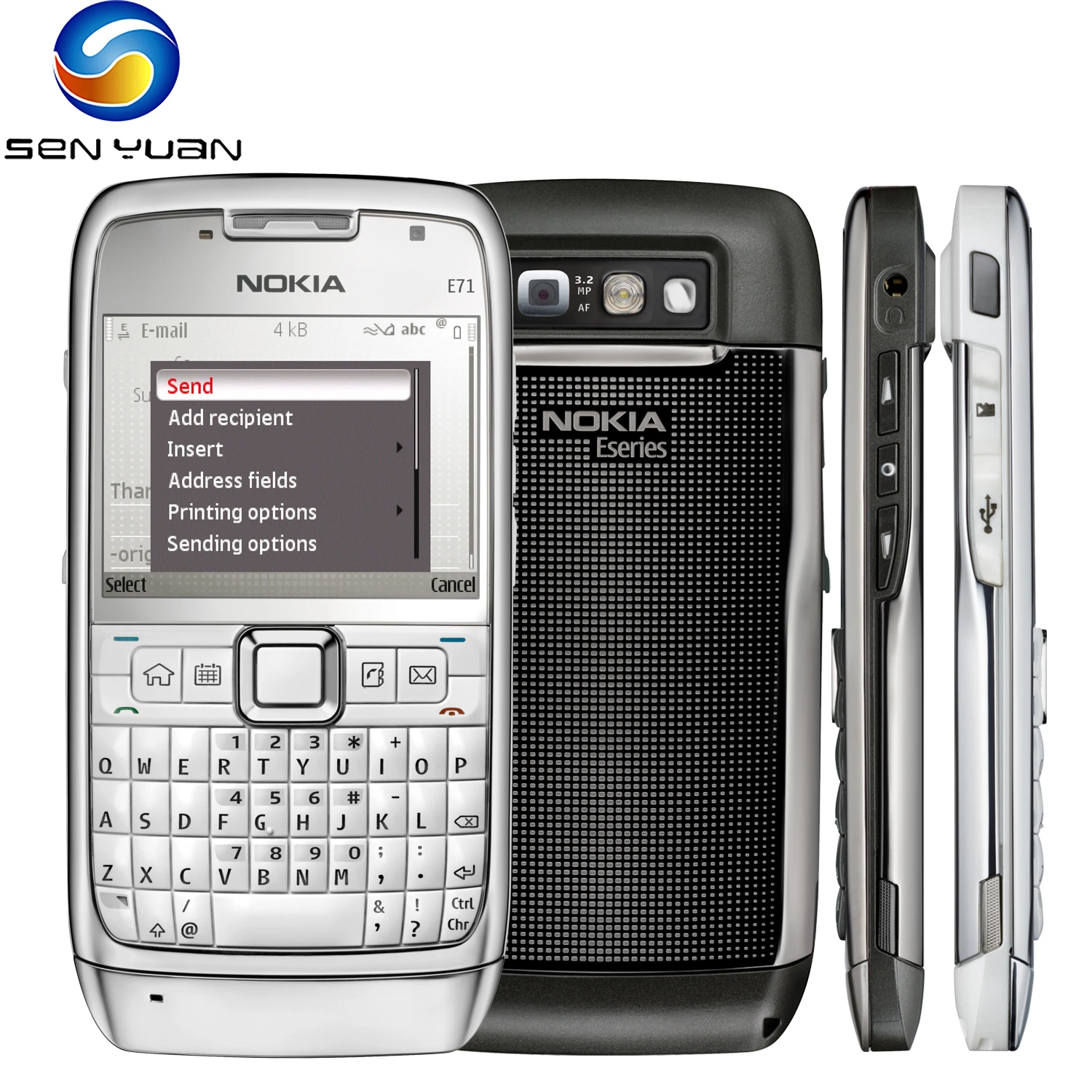 Original Refurbished Nokia E71 3g Mobile Phone 2 36 3 15mp Qwerty Keyboard Symbianos Smartphone Wifi Fradio Unlocked Cellphone Cellphones Aliexpress