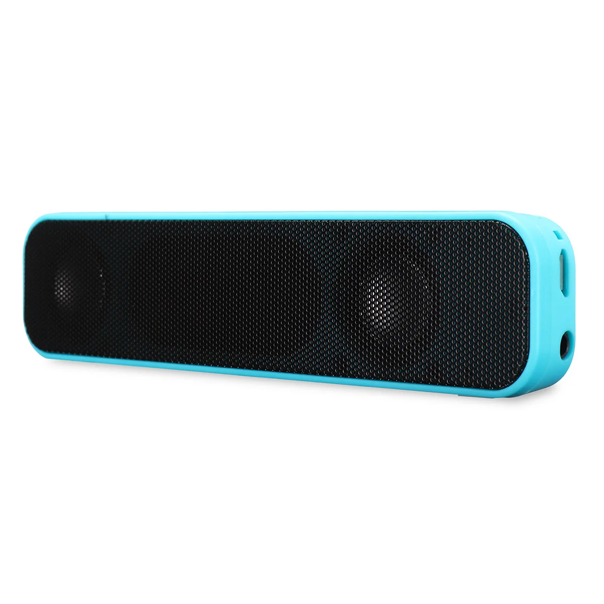 Синий Портативный мини беспроводной bluetooth динамик 10 Вт стерео водонепроницаемый открытый двойной динамик s звуковая панель сабвуфера с микрофоном - Цвет: Синий