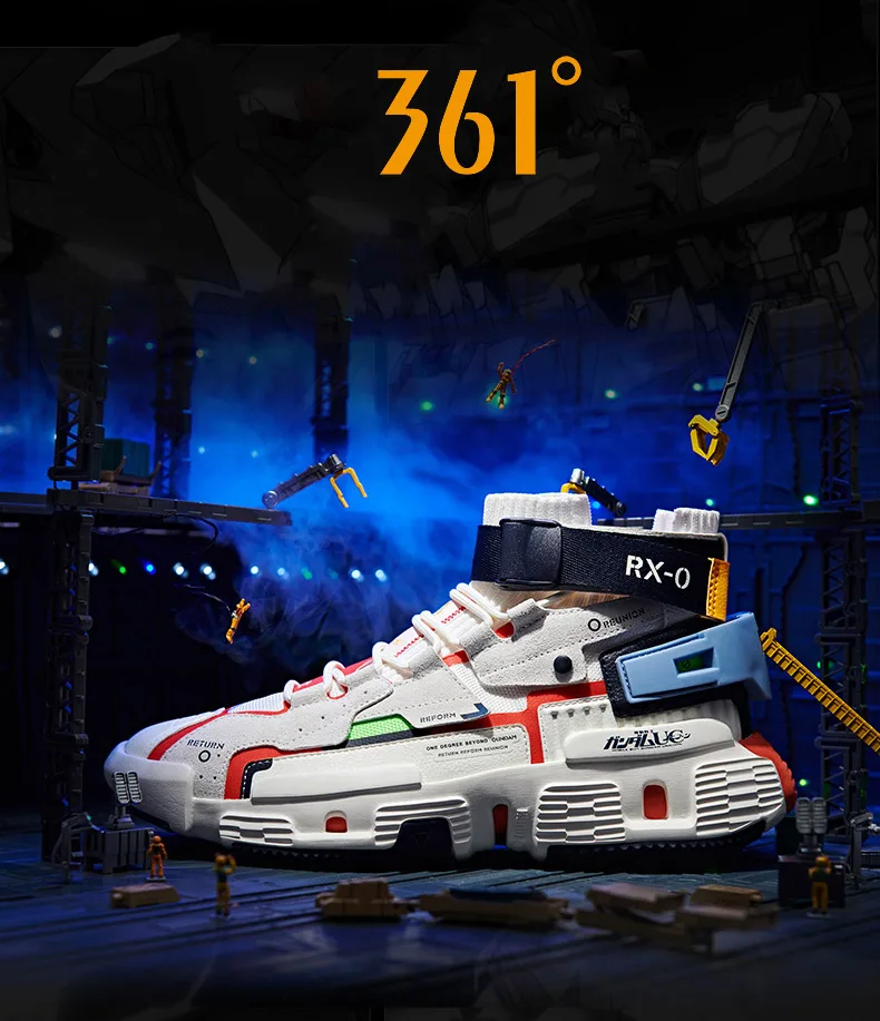 361 GUNDAM second edition basketball shoes new arrival Unicorn breathable limited edition sport sneakers 671931109F