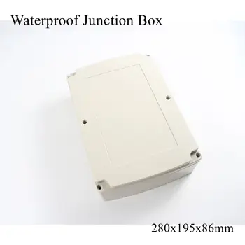 

280x195x86mm Waterproof Plastic Enclosure Box Outdoor Cable Connection Junction Electrical Project Case ABS IP65 280*195*86mm