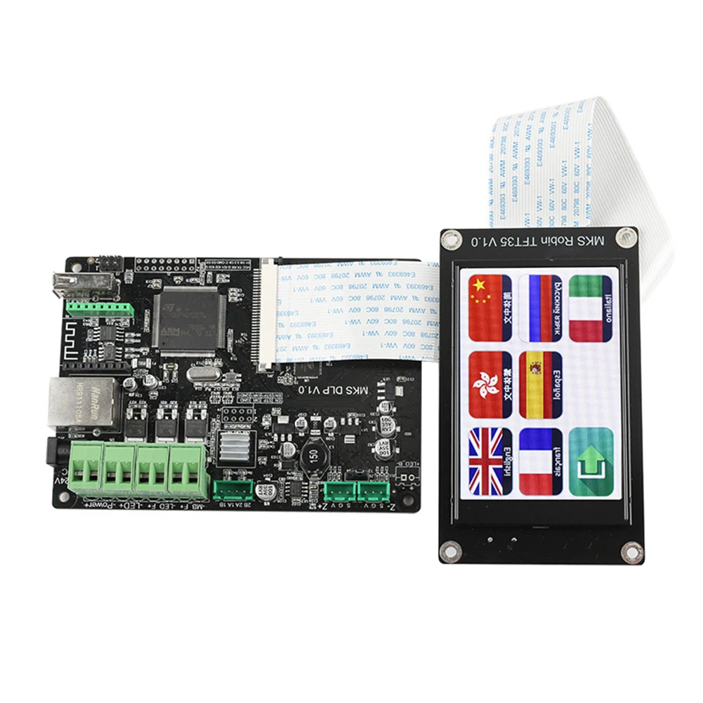 

MKS DLP Photocuring LCD Display 3.5inch Accessories Touch Screen DIY 3D Printer Controller Board Kit Open Source Durable TFT35