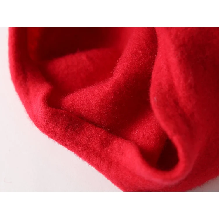 DRESSUUP Autumn Winter Hats For Women Lady Wool Beret Artist Painter Cap Cat Embroidery Cute Beret Female Vintage Boina Feminina