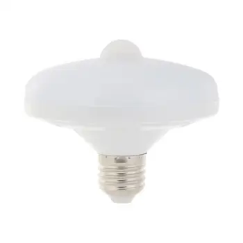

Human Body Induction Bulb LED Saucer Light E27 12W 85-265V Garden Room Lamp