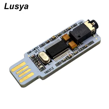 

PCM2704 USB sound card Mini DAC USB sound card for PC Laptop HIFI Amplifier computer external independent free-drive A7-018