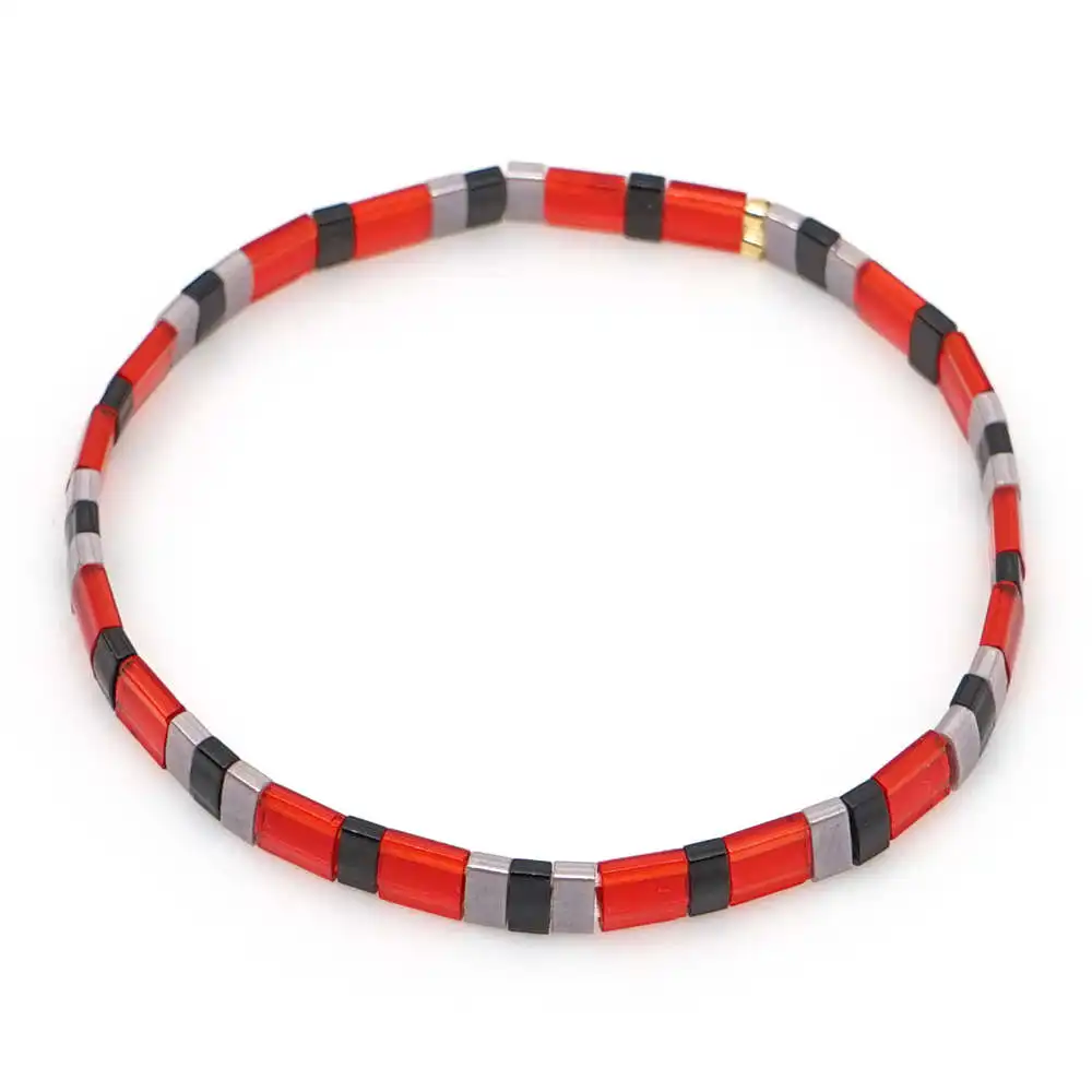 Go2boho MIYUKI Tila браслеты браслет дружбы Женская повязка Pulseira Mujer Femme богемный Летний Пляжный ювелирный - Окраска металла: TL-B190024B