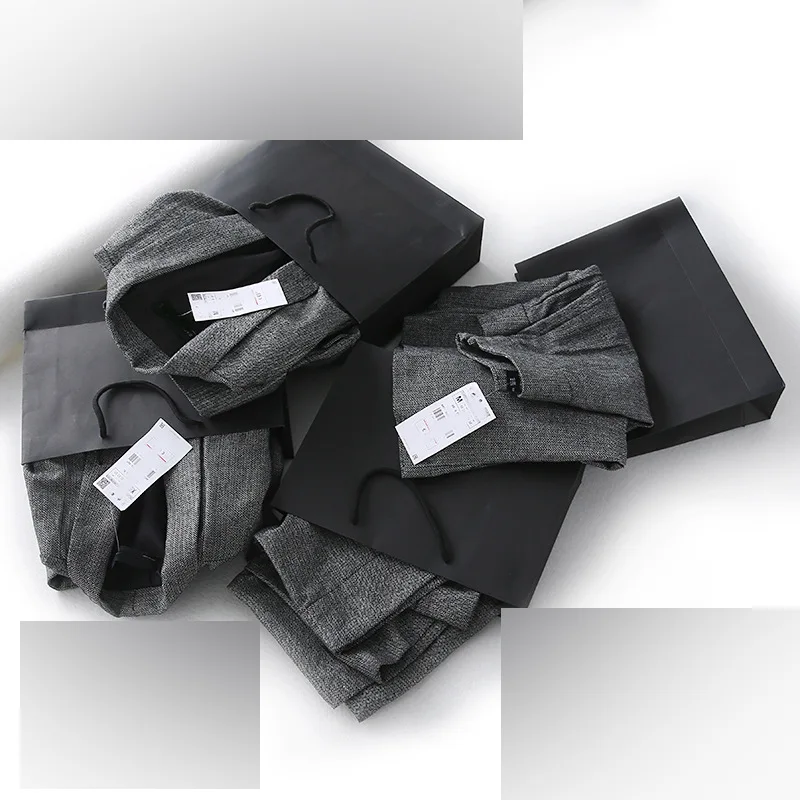 

Kh18 Retro Casual Commuting Versatile Twill Suit