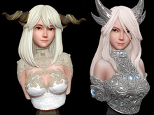 

GK Resin Figure Unpainted Model Kit Resin GK1/6 original beauty model (2 pcs) model figure with white model Sexy Kawaii