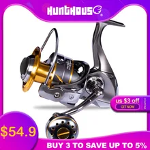 HuntHouse Рыболовная катушка, полностью Металлическая спиннинговая катушка, Saltist SW3000-SW10000, катушка для джигинга, спиннинга, Троллинг, 10BB сплав, 20 кг