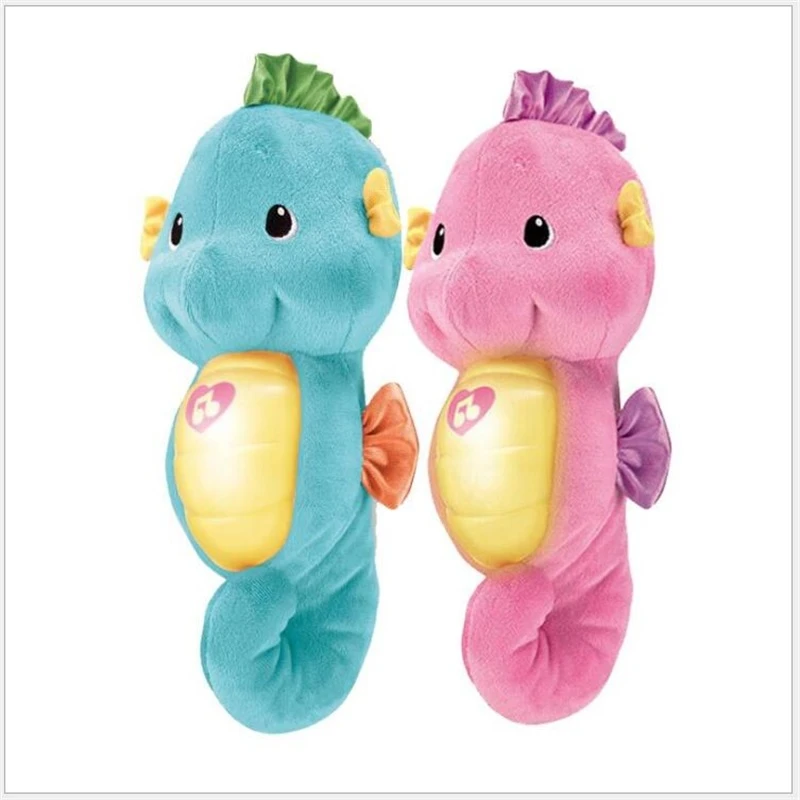 Juguetes de suaves para bebé, muñeco de juguete educativo para calmar el caballito de mar, lámpara de sueño bebé, luz nocturna|Peluches y muñecos de peluche| - AliExpress