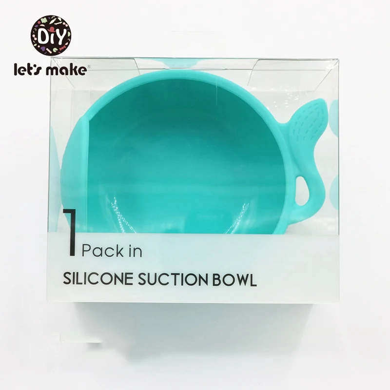 Let's Make Baby Silicone Plate Children Feeding Tableware BPA Free Food Bowl Tray Suction silicone Baby Dinnerware Kids Bowl