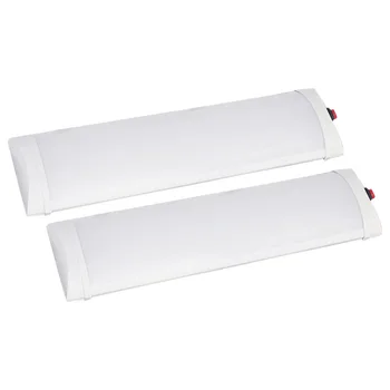 

2pcs Reading Universal Car Interior Light Strip Truck 72 LED With Switch Vehicle Widened Tube Internal Carriage Lamp Bar Lorry