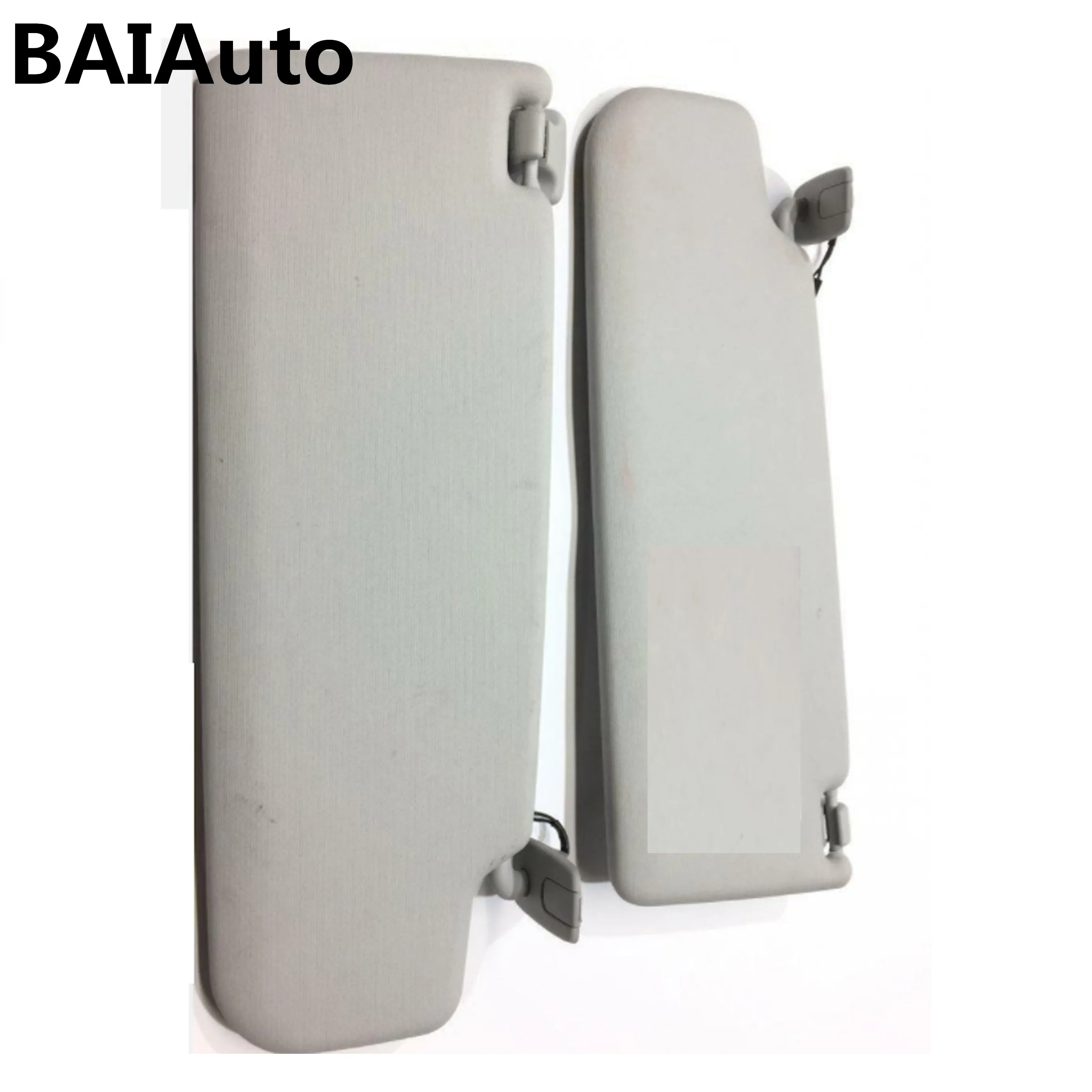 2pcs White Color 1k0 857 551 B Windshield Extend Sun Visor Rearview