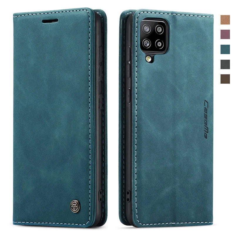 Противоударный кожаный чехол Etui для Samsung M12 2021 M31S M51 M 12 42 21 S 31 флип-чехол Galaxy M21 |