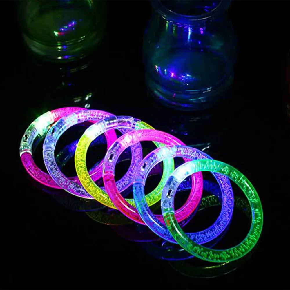 5 шт. браслеты с подсветкой Rave Neon/светодиодный Светодиодный браслет для вечеринок/браслет свечение/светильник/светящийся браслет для детей/детей J11