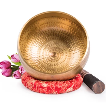 

Air Bronze Drum Bowl Nepal Manual Copper Bowl With Buddhist Sound Bowl Tibet Product Yoga Meditation Sound Therapy Percussion
