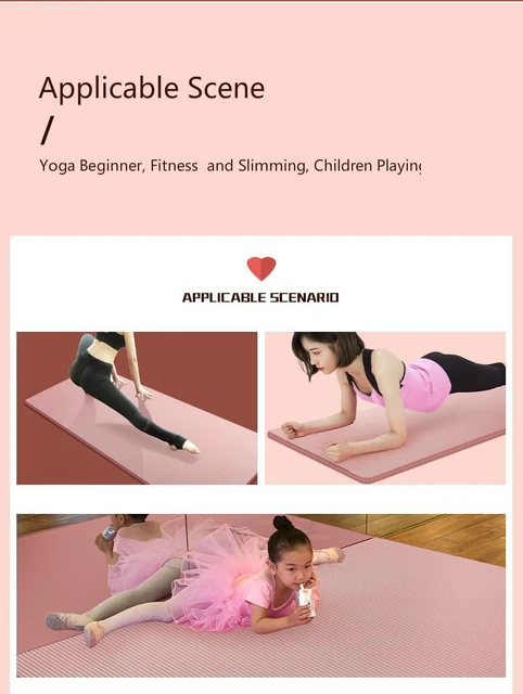 Yoga Mat Thicken 20mm Widened Lengthened Nbr Non-slip Esterilla