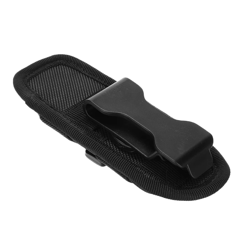 Черный нейлоновый светодиодный фонарик 15 см с поворотом на 360 градусов|pouch pouch|pouch