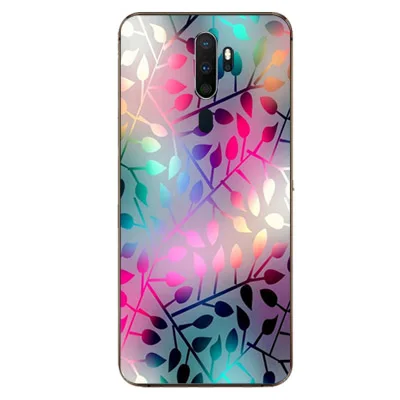 Для OPPO A5 чехол роскошный чехол из ТПУ и силикона чехол s для OPPO A9 задняя крышка телефона Funda Coque - Цвет: W21