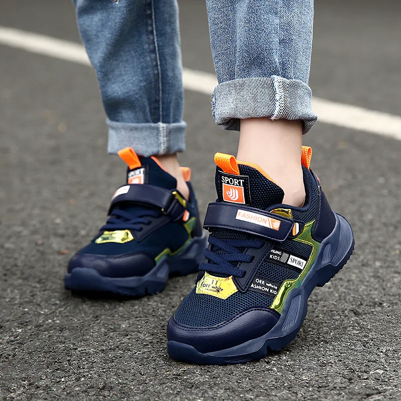 

CHILDREN'S Shoes BOY'S 2019 New Style Summer Sports Shoe Big Boy Spring And Autumn Hip Hop Mesh Breathable CHILDREN'S Tennis Sho