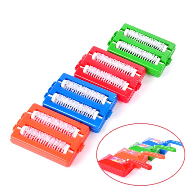 

Handheld Sweeper Table Dust Remover Collector Roller Cleaner Cleaning Tools Crumb Brush Carpet 2 Brushes Heads Tool