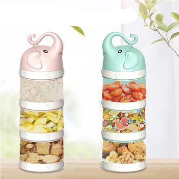 

Portable Multilayer Baby Food Storage Box Feeding Milk Powder Boxes Toddle Kids Formula Milk Container Large Capacity